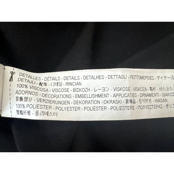 2/$30 ZARA Medium W/Collection Black Viscose Blend Waterfall Cardigan - Picture 7 of 15